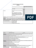 Planeacion Proyecto Comunitario. Codiseño