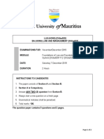 Foundation of Law in The Mauritian Legal System