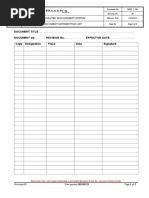 IMSP-7.5-01 Document Distribution List