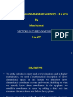 Vectors in 3 Dim (Lec #2)