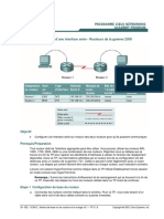 TP 3 1 5 Configuration D - Une Interface Série Routeurs de La Gamme 2500