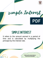 Genmath Simple Interest