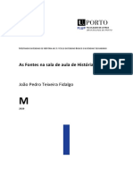 As Fontes Na Sala de Aula de História: João Pedro Teixeira Fidalgo