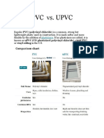 PVC vs. UPVC