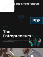 Chapter 3 The Entrepreneurs