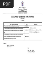 Least Learned Competencies With Intervention