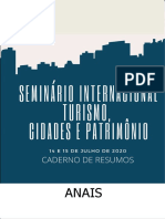 Anais Seminario Internacional Turismo Ci