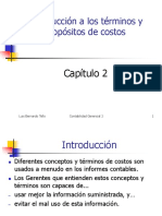 Introducción A Los Términos y Propósitos de Costos Cap 2