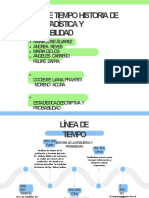 Línea de Tiempo HISTORIA DE LA ESTADÍSTICA Y PROBABILIDAD