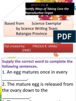 SCIENCE Q2 WK4 DAY 1-4 W Sum Test No. 3 at Day 5