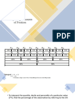 Interpreting Measures of Position