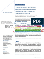 TBL-1 (01-09-22) Consumo de Aminoácidos de Cadeia Ramificada e Síntese de Proteína Musular em Humanos-Uma Revisão Bioquímica