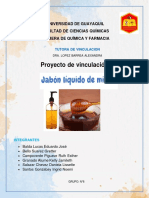 Proyecto de Vinculación Jabon Liquido de Miel..