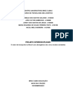 PROJETO DISCIPLINAR - O Setor de Transporte No Brasil