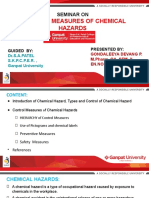 Control Measures of Chemical Hazard.. Gondaleeya Devang