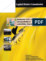 Waigani City Centre - Dev Control Policy