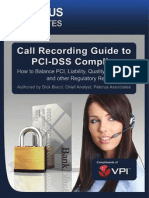 VPI - Call Recording Guide To PCI-DSS Compliance by Pelorus Associates