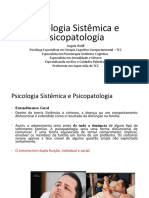 Psicologia Sistêmica e Psicopatologia