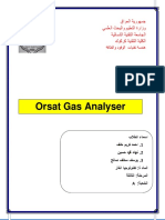 Orsat Gas Analyser