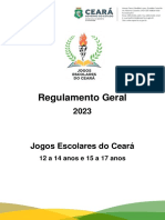 Regulamento Geral Jogos Escolares Do Ceara 2023