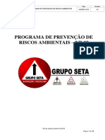 Programa de Prevenção de Riscos Ambientais 2019