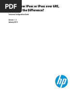 HP MSR Router GRE Over IPSec TCG v1.3 - Jan2014