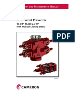 Cameron - TL BOP 18 3-5in 15K With Manual Locking Screw Rev 02 Jan 2010 - Manual