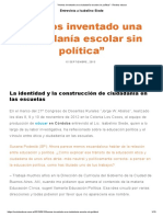 Hemos Inventado Una Ciudadanía Escolar Sin Política - Revista Educar