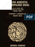 Bloch, M. (Comp.) - Análisis Marxistas y Antropología Social (Ocr) (1977)