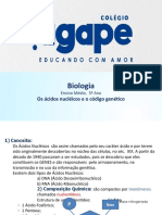 Os Ácidos Nucléicos e o Código Genético - 3º Ano - Ágape