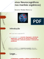 Transtornos Neurocognitivos - Transtornos Mentais Orgânicos