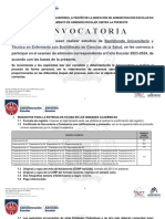 Convocatoria NMS 2023-2024