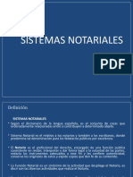 Sistemas Notariales