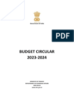 Budget Circular 2023-24