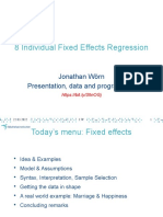 8 Fixed Effects Regression (Powerpoint)