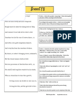 Shakespeare Sonnets Exercise