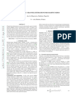 Parametric Channel Estimation For Massive MIMO