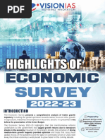 6c514 Highlights of Economic Survey 2022 23