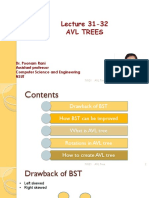 Lec 31-32 AVL TREES 