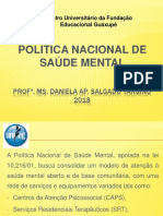 Enfermagem em Saúde Mental e Psiquiatria - Aula 2 - Política Nacional de Saúde Mental