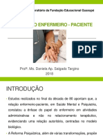 Enfermagem em Saúde Mental E Psiquiatria - AULA 3 - A RELAÇÃO ENFERMEIRO - PACIENTE