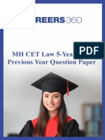 MH CET Law 5 Year LLB Previous Year Question Paper