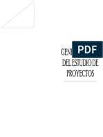 Generalidades Del Estudio de Proyectos