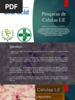 HEMATOLOGIA Pesquisa de Células LE