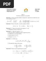 Série 0 Analyse Complexe