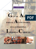 Guia Ayuda para Autocontrol en PEQUEÑAS - INDUSTRIAS - CARNICAS