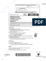 Mock Set 7 - 1MA1 - 2F - Question Paper