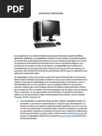 Definición de Computadora