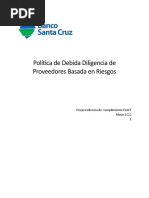 POL - BSC - 0058 - Política de Debida Diligencia de Proveedores Basada en Riesgos V1