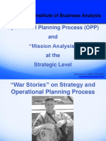 Military Operational Planning Process Sample